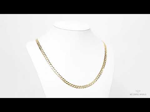 000167 - 9ct Yellow Gold 24 Inch Curb Chain 21.7g