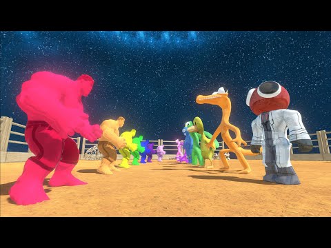 Rainbow Friends Vs Rainbow Colors Hulk