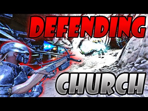 DEFENDING Our NEW Cave Against Our ENEMIES - ARK