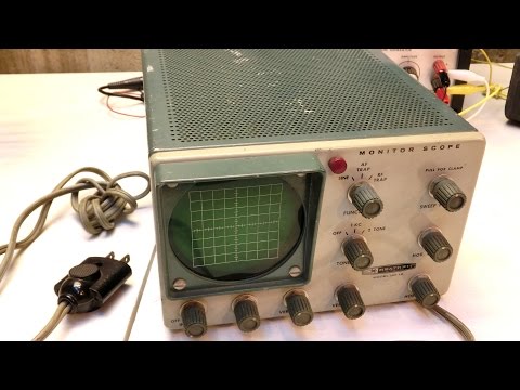 1960s Heathkit HO-10 Monitor Scope Troubleshooting