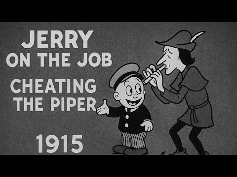 Jerry on the Job | Cheating the Piper | 1915 | Animation | Comedy | Surrealism | Short Film