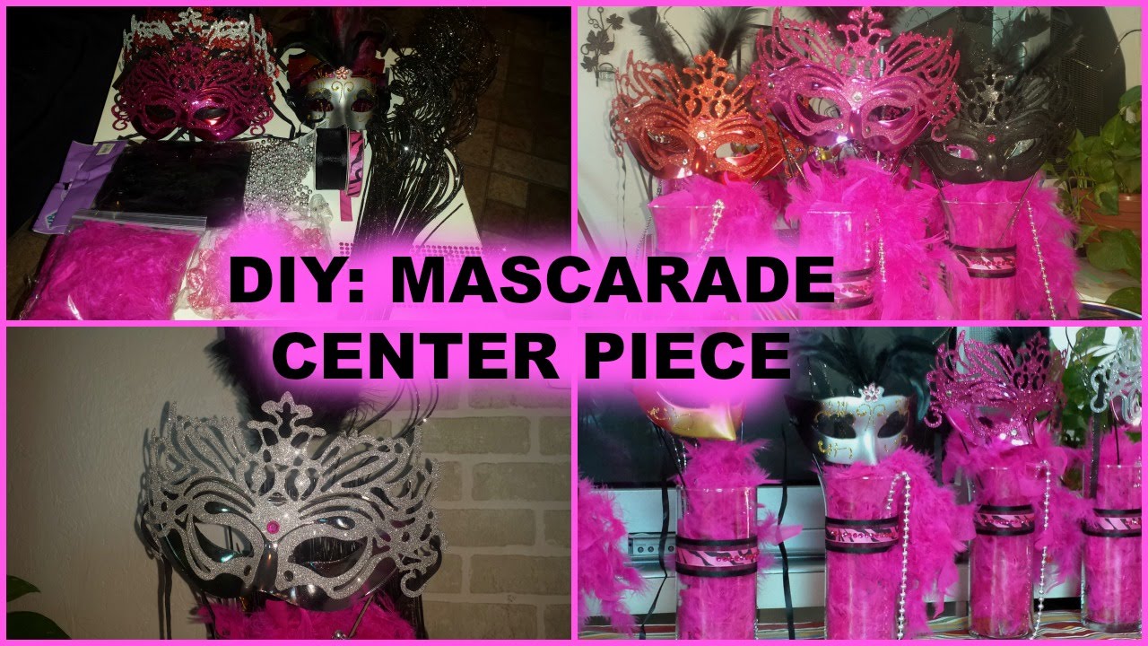 DIY: HOW TO MAKE A MASQUERADE CENTERPIECE