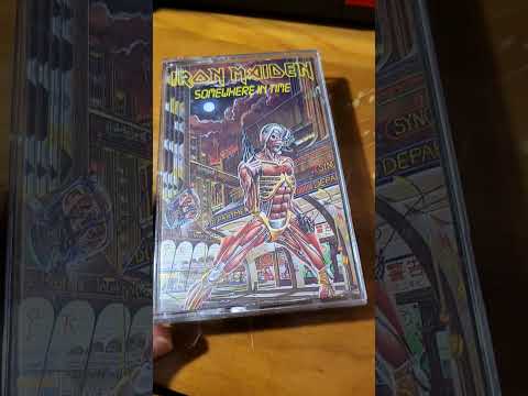 RETRO Metal! Iron Maiden Cassette! Somewhere in Time!