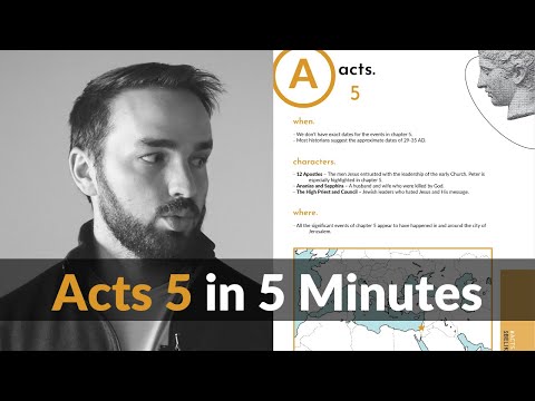 Acts 5 in 5 Minutes - 2BeLikeChrist