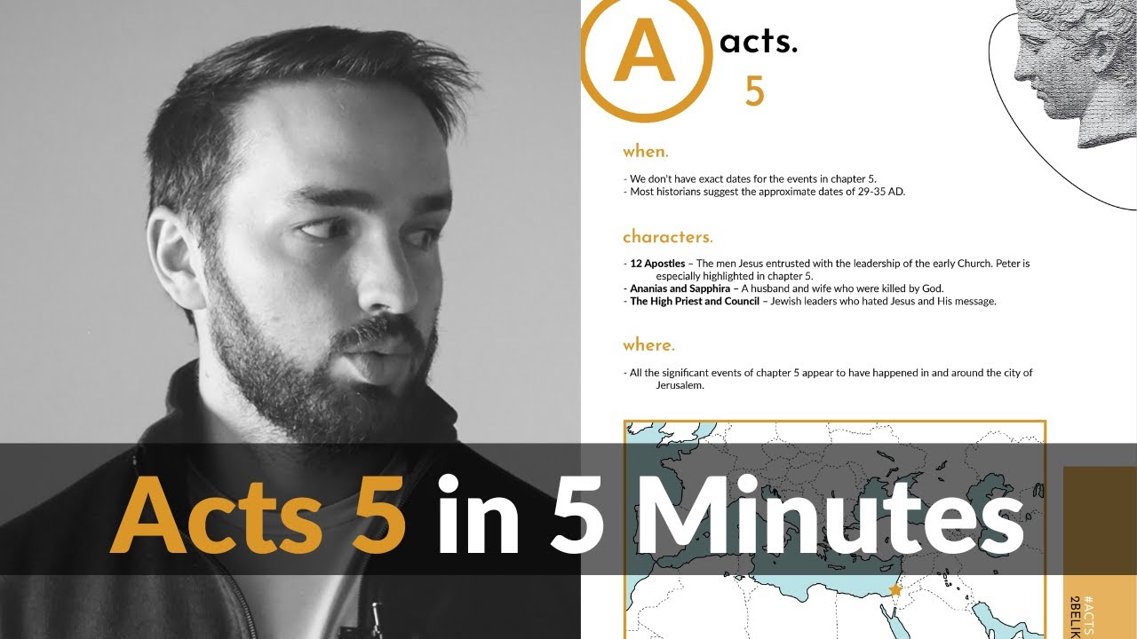 Acts 5 in 5 Minutes - 2BeLikeChrist