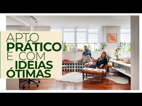 APTO COM IDEIAS BOAS E PRÁTICAS - MINIMALISTA ACONCHEGANTE TROUXE ATÉ UM JARDIM PARA DENTRO DE CASA
