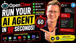 OpenClaw Setup in 60 Seconds | No VPS, No Credits, No Coding 🤩