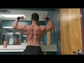 Shoulder workout #2 for the day - after training posing update men's physique bodybuilding
