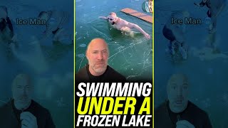 Swimming Under a Frozen Lake?! 🥶 #shorts