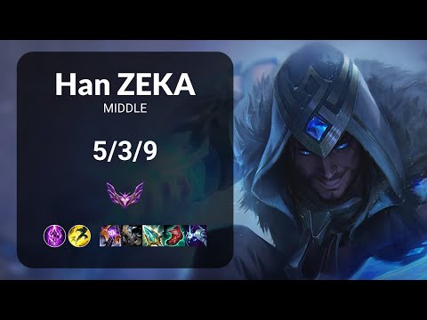 Han Zeka Sylas vs Lucian MIDDLE - KR  Patch 14.17