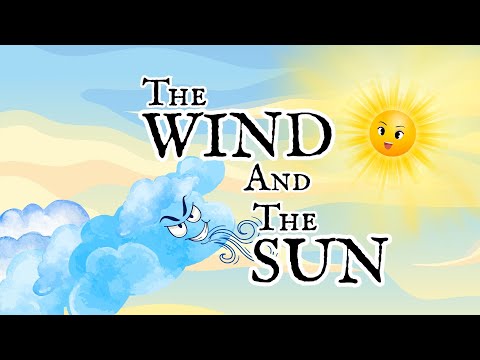 The Wind and The Sun| Moral Story for Kids |Lolla Baby Channel| #kidslearning #kids  #bedtimestory