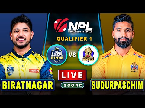 BIRATNAGAR vs SUDURPASCHIM, NPL S2, QUALIFIER-1, Score & Audio Commentary Only | Sujan Koinch