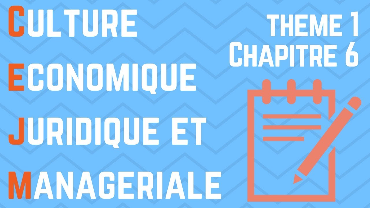 CEJM - Th1 Chap6 : Entreprendre et manager