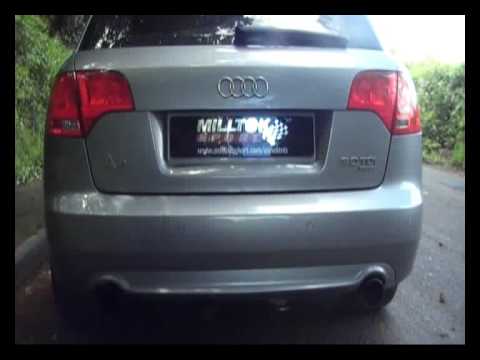 Mad Audi A4 B7 3.0 TDI with Milltek exhaust