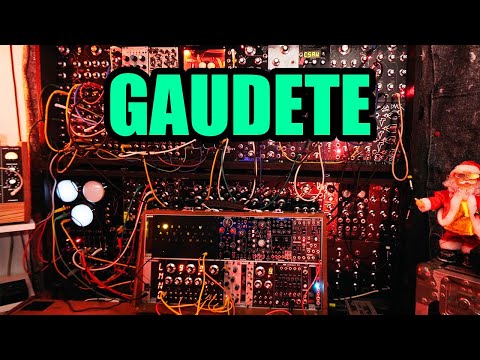 GAUDETE 16th Century Carol On Analog Synthesizers
