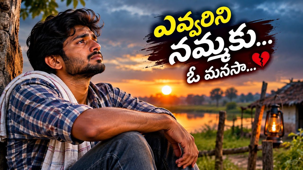 💔ఎవ్వరిని నమ్మకు ఓ మనసా emotional song ! Gangaputhra folk song thandriyal! Heart break song