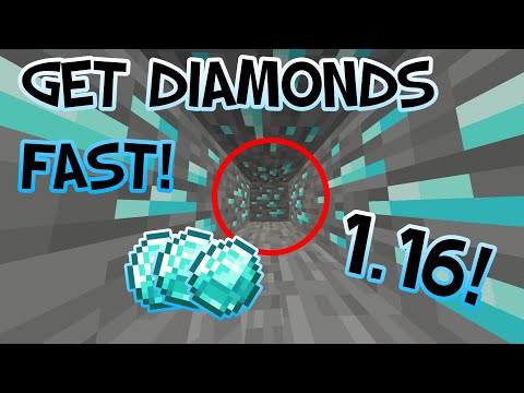 How To Find DIAMONDS *FAST* in MINECRAFT 1.16! | Up To Date Version!