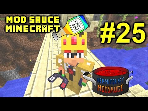 Minecraft Mod Sauce Ep. 25 - New Mods Upgrade Quarry !!! ( HermitCraft Modded Minecraft )