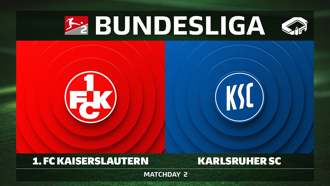 1. FC Kaiserslautern vs. Karlsruher SC | Matchday 2 - Bundesliga 2 2026/27