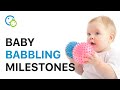 How does baby babbling evolve?