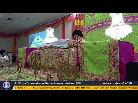 New York Annual Akhand Keertan Smaagam 2019 - Wednesday Evening