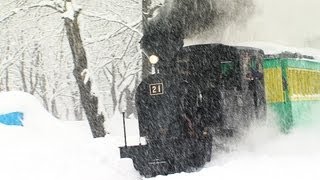 preview picture of video '【FullHD】雨宮２１号雪中特別運行 - 遠軽町 2012'