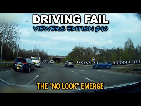 Driving Fail Viewers Edition #40 | The "No Look" Emerge