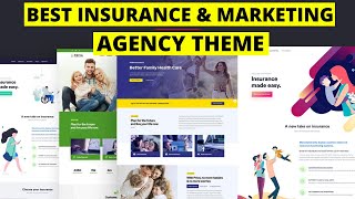 Best Wordpress Theme for Insurance & Marketing Agency | How to make Insurance Agency Website