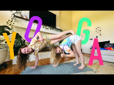 Trying The HARDEST Yoga POSITIONS! (Couples Edition) Pt. 2 - Yoga Challenge - Hailee And Kendra