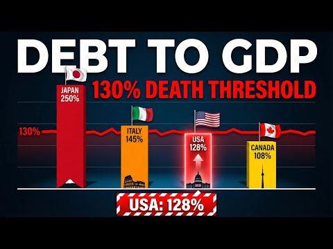 We Just Crossed the Debt Death Spiral | 128% Debt-to-GDP and 2-5 Years Until Collapse