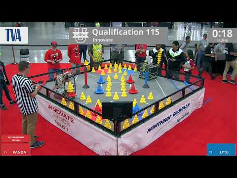 2018 VEXU Innovate Q115 - PANDA vs UTXJ - 61 to 39