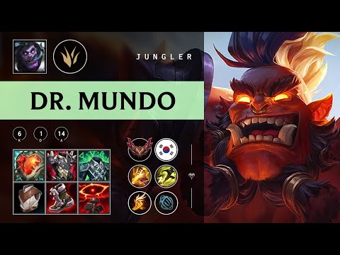 Dr. Mundo Jungle vs Hecarim - KR Grandmaster Patch 25.23