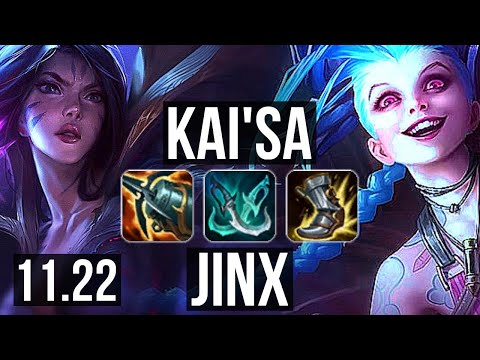 KAI'SA & Lulu vs JINX & Bard (ADC) | Penta, Legendary, 12/3/5 | NA Diamond | 11.22