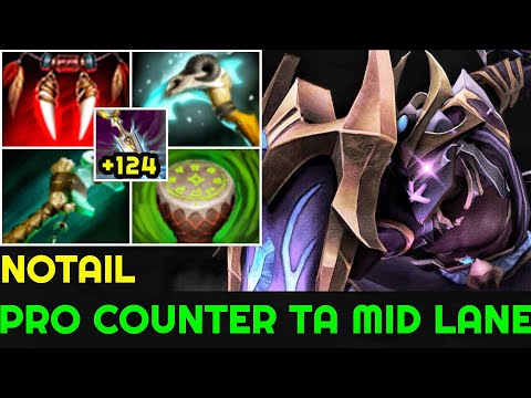 Notail [Silencer] Pro Counter Templar Assassin Mid +124 INT Stole WTF Plays 7.23 Dota 2