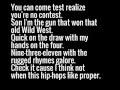 Method Man - Bring The Pain Lyrics