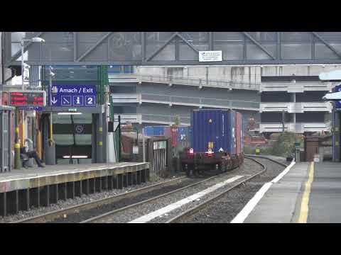 Irish Rail 071 Class Loco 086 + IWT Liner - Drumcondra (30/11/19)