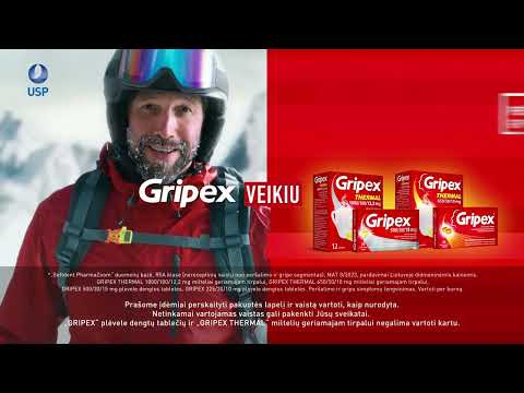GRIPEX. Veikiu. 30s