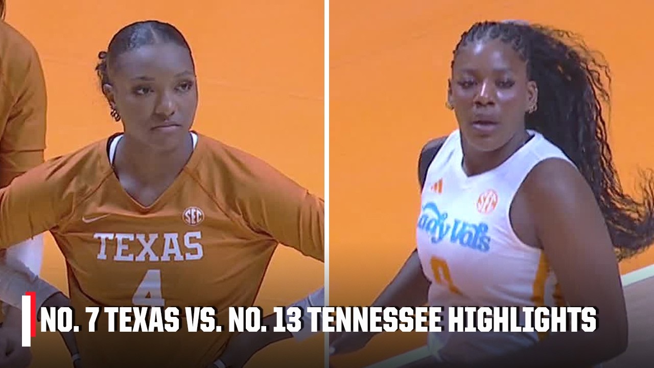 Texas Longhorns vs. Tennessee Lady Volunteers | Full Match Highlights | ESPN College Volleyball
