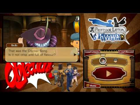 Prof. Layton vs. Phoenix Wright: Ace Attorney pt84 - Parroting Testimony