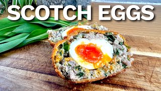 How to Make the Perfect Scotch Egg | Wild Garlic scotch Eggs