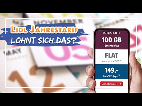 📱 Lidl Connect im Jahrestarif - Prepaid-Tarif vs. Handyvertrag