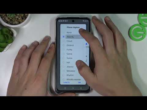 An overview of the default ringtones on the Ulefone Note 13p phone