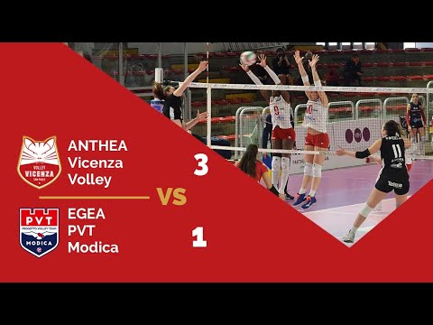 ANTHEA Vicenza Volley - vs - EGEA PVT Modica 3-1 Highlights