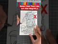 Never Draw Your Line Art This Way! 😡 Pt.2 #art #drawing #shorts