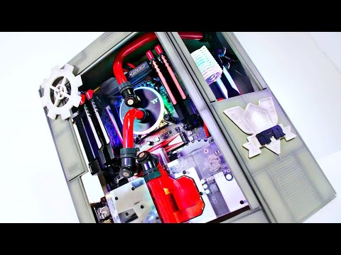 CRAZY MODIFIED CUSTOM WATER COOLED PC   Gaming PC Build Time Lapse