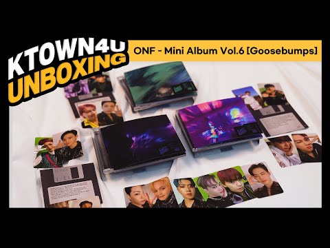 UNBOXING ONF - Mini Album Vol.6 [Goosebumps] ㅣ온앤오프 언박싱