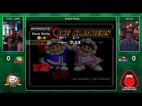 FNT #98 - TS TNC | ARMY (Ice Climbers) Vs Jace (Captain Falcon) [L]  - Smash Melee Grand Finals