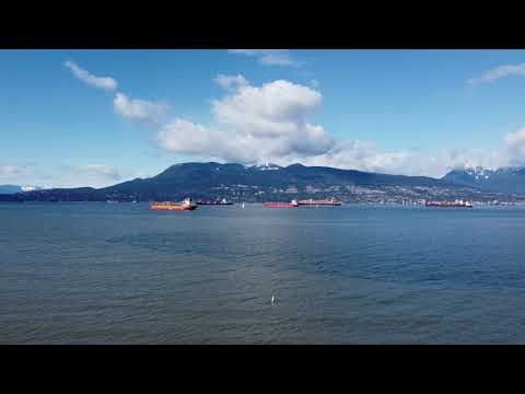 Drone : Spanish banks beach, Vancouver