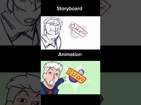 Storyboard Vs. Animation [pop music mystreet animation] #animation #shorts #aphmau #mystreet #memes