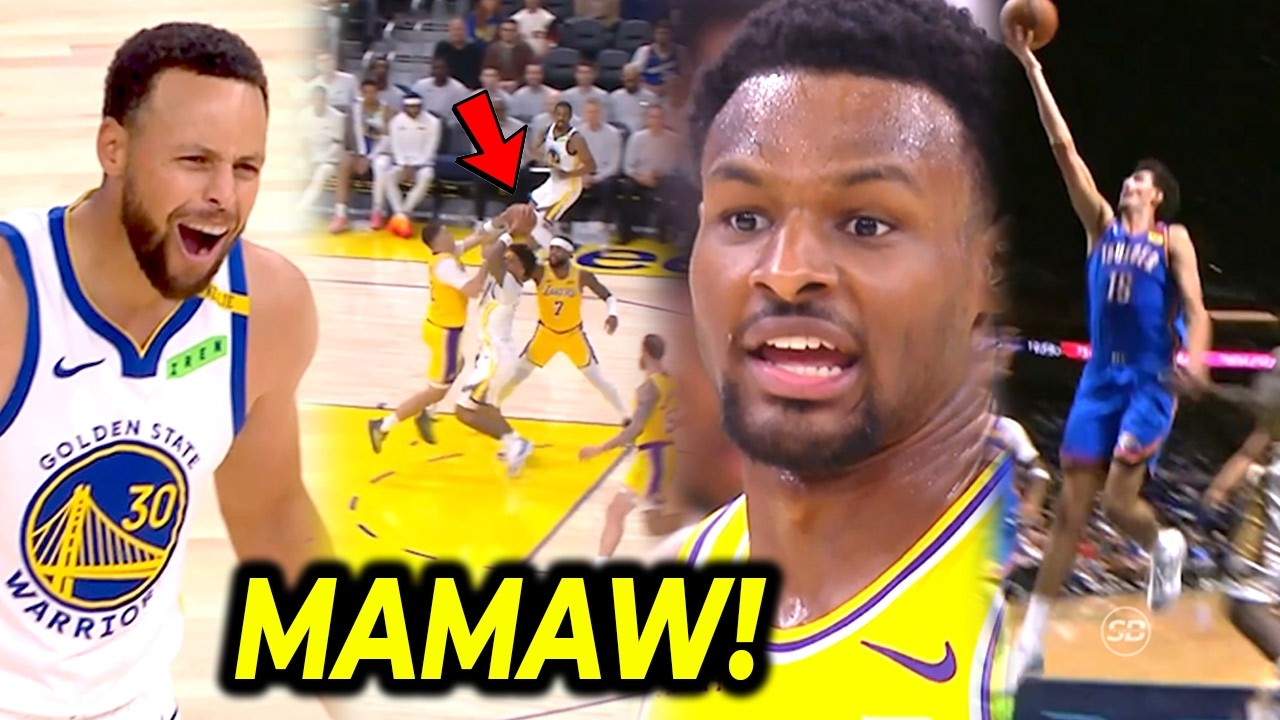 CURRY VS BRONNY! Mamaw ang Rookie ng Warriors! | Wemby stopper ng OKC Thunder, hype si SGA!